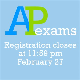 AP registration closes February 27