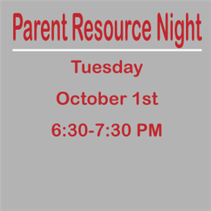 Parent Resource Night 2019