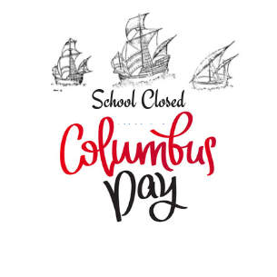 Columbus Day No School Oct 8