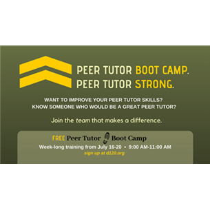 peer tutor boot camp 2018